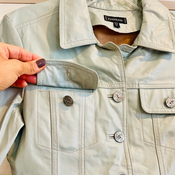 •Vintage Bebe• Leather Jacket - Picture 2 of 9